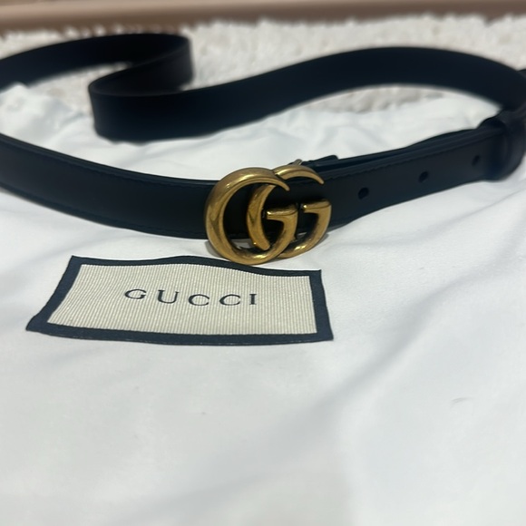 WOMEN’S GG MARMONT THIN BELT - Picture 8 of 14